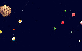 大氣宇宙星空背景