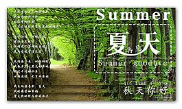 夏天再見海報