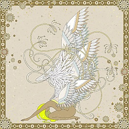 創(chuàng)意日本和風(fēng)花鳥海報(bào)背景矢量素材
