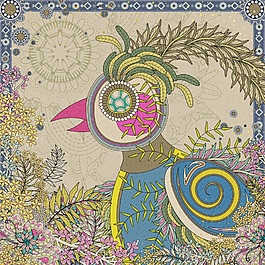 日本和風(fēng)花鳥旅游海報(bào)背景矢量素材