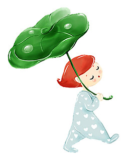 水彩卡通插畫素材圖片