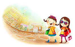 韓國卡通人物素材圖片