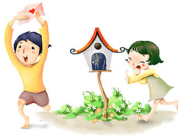 童年卡通人物素材圖片