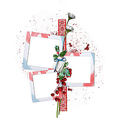 精美花朵邊框素材