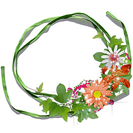 花草元素边框
