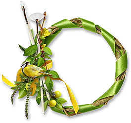 創(chuàng)意花草邊框元素