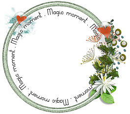 創(chuàng)意小清新花朵邊框元素