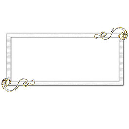 簡約花朵相框素材