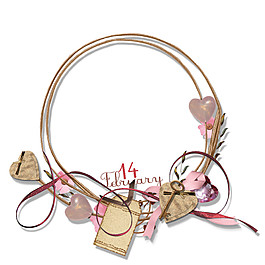 復(fù)古花朵邊框素材