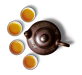 實物紫砂壺茶水元素