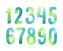 字體元素矢量裝飾素材