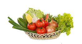 清新新鮮蔬菜元素