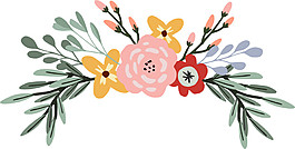 唯美花朵花環(huán)素材圖片
