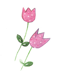 手繪花朵圖片