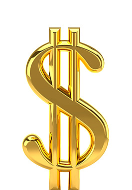 手绘金币图标元素