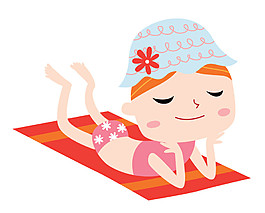 思考問(wèn)題的小女孩素材圖片