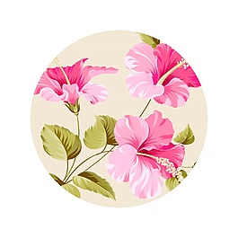 花卉圖標(biāo)矢量素材
