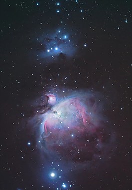 藍(lán)色星空H5背景素材