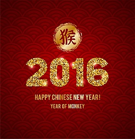2016新年春節(jié)矢量素材