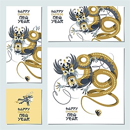 中国传统新年春节矢量素材