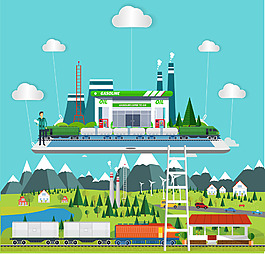 房子科技自然風(fēng)景