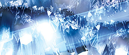 藍(lán)色夢(mèng)幻淘寶全屏banner背景