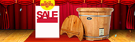 紅色新年中國風(fēng)淘寶全屏banner背景
