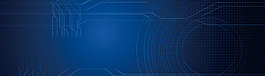 藍(lán)色科技公司全屏banner背景