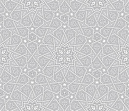 卡通名族風(fēng)簡約矢量填充背景