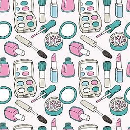 卡化妝品矢量背景素材