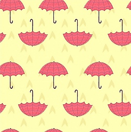 雨傘圖案矢量素材