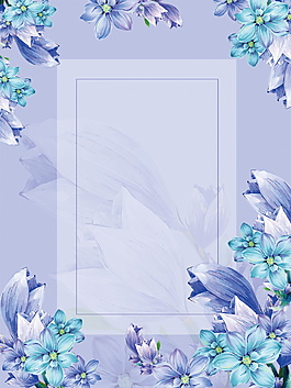 紫色時尚花紋背景圖