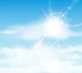 藍(lán)天天氣與季節(jié)抽象背景