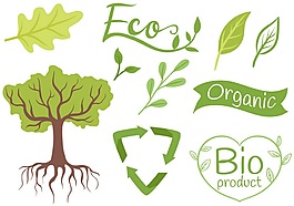 eco環保科技矢量素材
