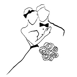 白色婚禮婚紗禮服相關(guān)矢量素材