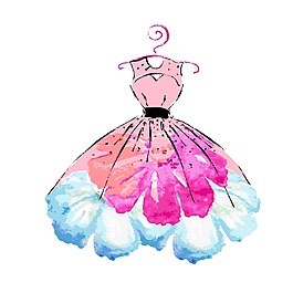 裙子礼服相关矢量素材