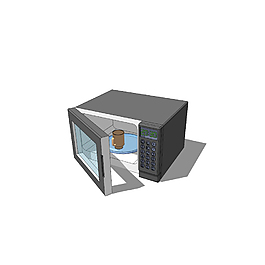 廚房電器建筑模型SKP下載