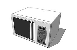 廚房電器建筑模型SKP下載