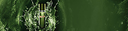 綠色簡約化妝品淘寶全屏banner背景