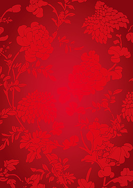 紅色中國(guó)傳統(tǒng)紋理背景矢量