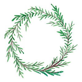 卡通時(shí)尚簡(jiǎn)約花環(huán)矢量素材