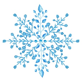 創(chuàng)意卡通圣誕雪花矢量素材