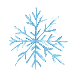 卡通圣誕雪花矢量素材