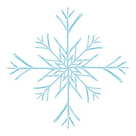 精致卡通圣诞雪花矢量素材