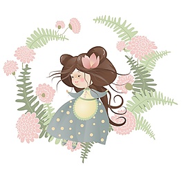 可愛(ài)女生圣誕節(jié)日生日會(huì)邀請(qǐng)卡片唯美