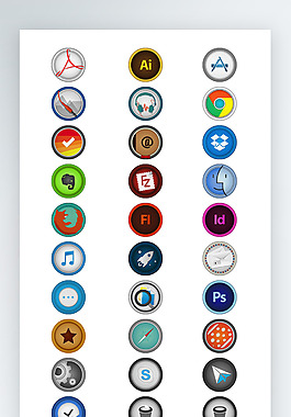 音樂(lè)圖標(biāo)彩色寫(xiě)實(shí)圖標(biāo)iconPNG