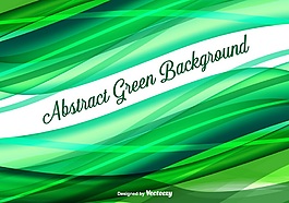 綠色線條幾何矢量素材