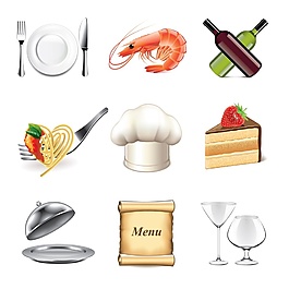 矢量面條實(shí)用系統(tǒng)圖標(biāo)