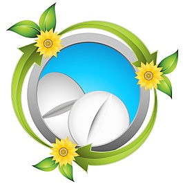 花朵醫(yī)療藥片相關(guān)矢量素材
