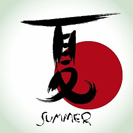 文字日本風(fēng)情人物速寫矢量合集